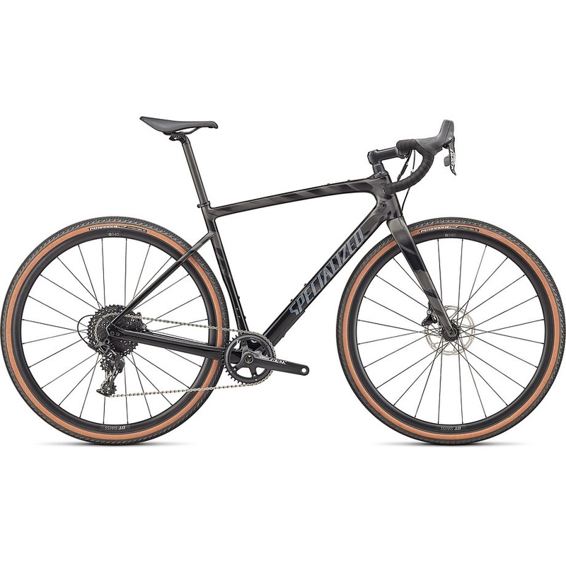 2022 Specialized diverge sport carbon bike gloss smoke/black/transparent/chrome/wild 44