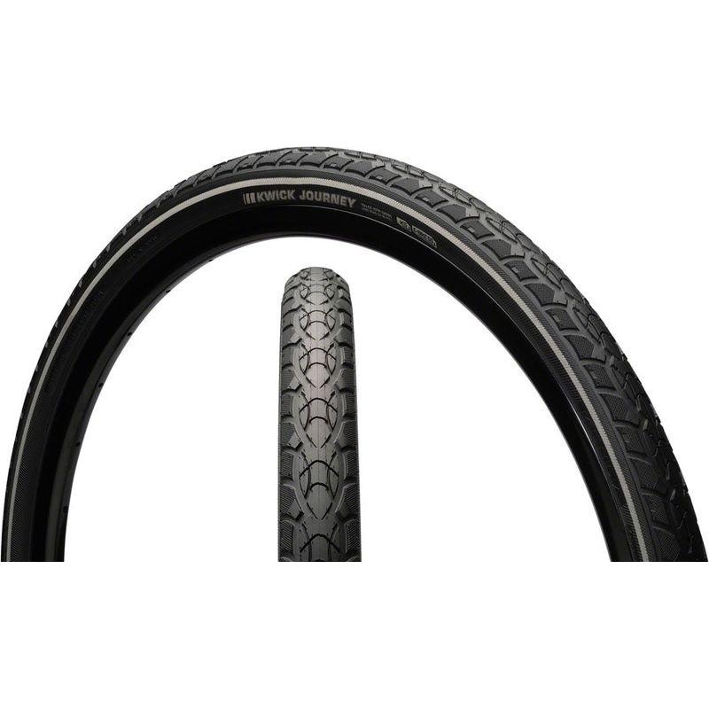 Kenda Kwick Journey Tire – 26 x 1.95 Clincher Wire Black/Reflective 60tpi KS