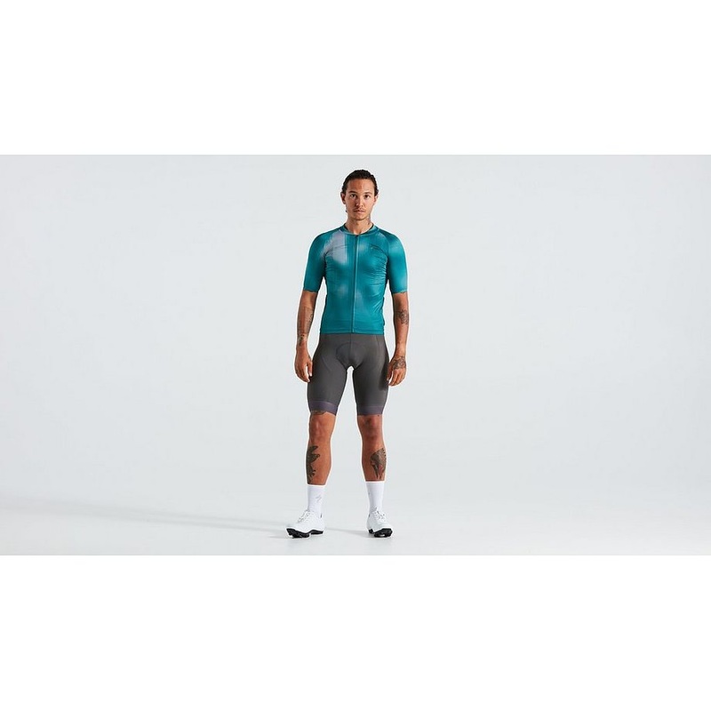 Specialized sl air distortion jersey ss men tropical teal l