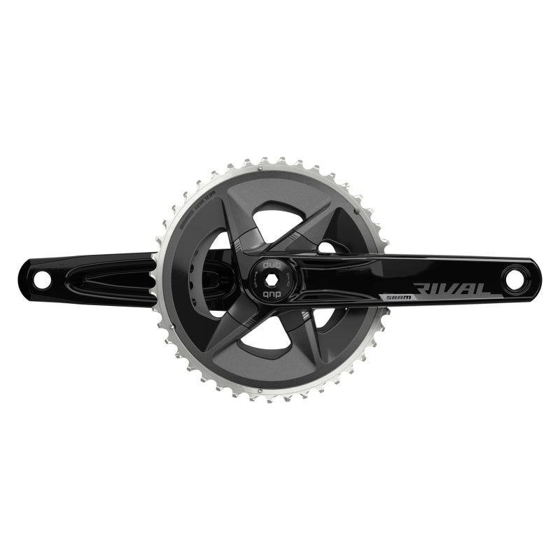 SRAM Rival AXS Crankset – 170mm 12-Speed 48/35t 107 BCD DUB Spindle Interface BLK D1