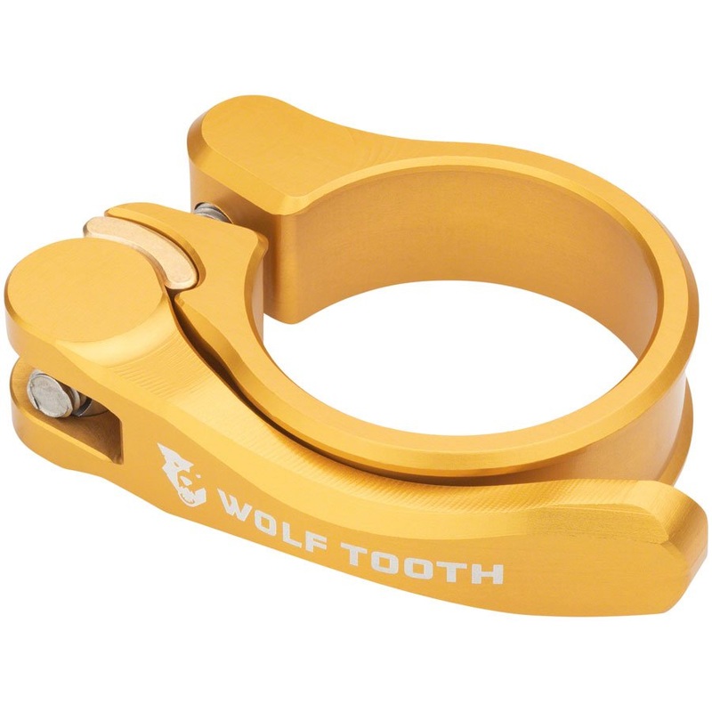 Wolf Tooth Components Quick Release Seatpost Clamp – 36.4mm Gold
