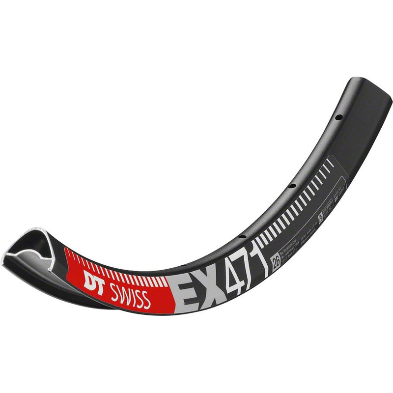 DT Swiss EX 471 29 Tubeless Ready Disc Rim 32h Black Squorx Nipples Washers