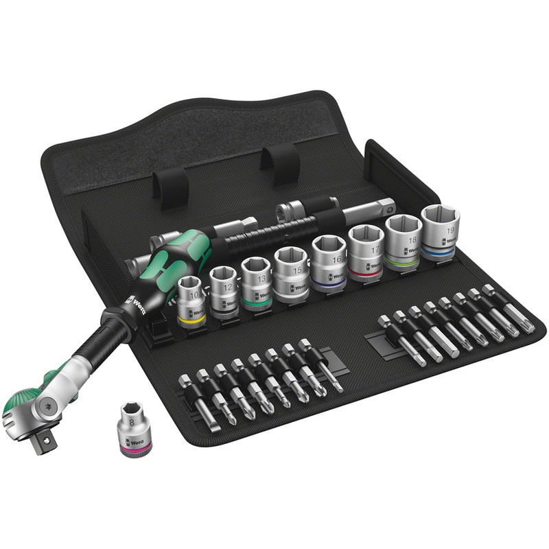 Wera 8100 SB 6 Zyklop Speed Ratchet Set – 3/8″ Drive, Metric