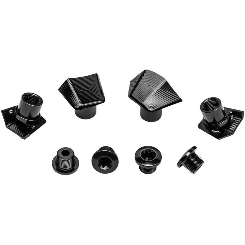 absoluteBLACK Crank Bolts and Covers – For Ultegra 8000 Cranks Black