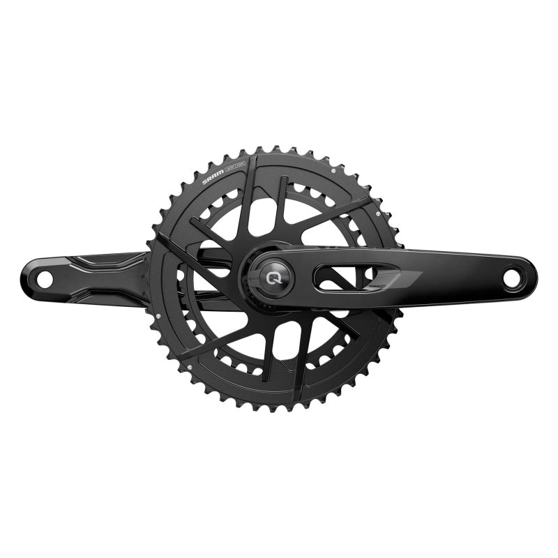 SRAM Rival AXS Power Meter Crankset – 175mm 12-Speed 46/33t 8-Bolt Direct Mount DUB PM Spindle Carbon E1