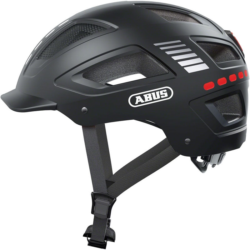 Abus Hyban 2.0 LED Helmet – Signal Black, Large