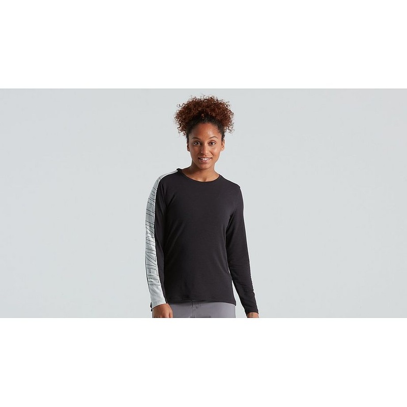 2021 SPECIALIZED TRAIL JERSEY LONG SLEEVE WOMEN – Black, X-LARGE