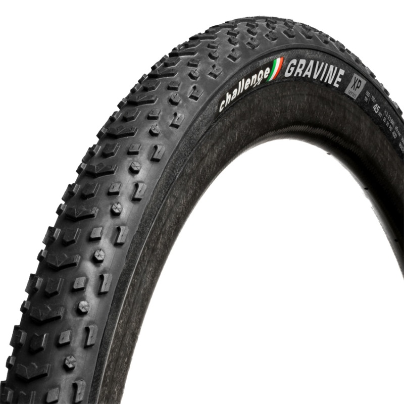 Challenge Tire Gravine XP Tubeless Gravel Tires  700×40/45mm, Rugged All-Terrain Performance with CORAZZA Armor for Muddy and Rocky Trails