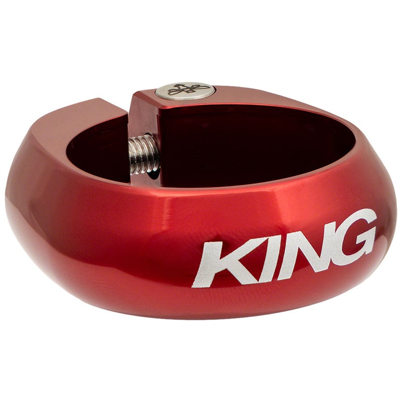 Chris King Seatpost Clamp – 34.9mm Red