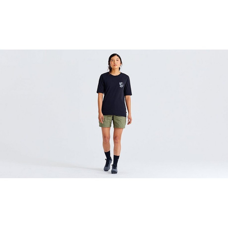 Specialized s/f cotton pocket tee ss wmn black m