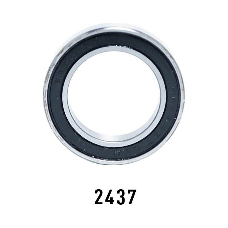 Wheels Manufacturing, Angular Contact, Sealed Cartridge Bearing, MR 2437, 24x37x7mm, Steel