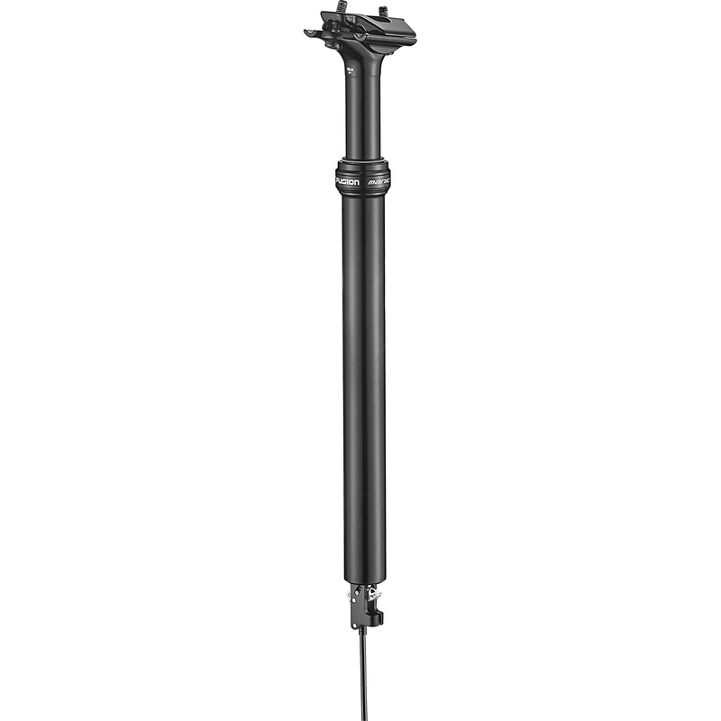 X-Fusion Manic Gravel Dropper Seatpost – 27.2mm, 50mm, Black,