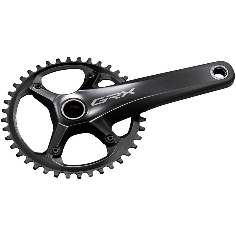 Shimano GRX FC-RX810-1 Crankset – 170mm 11-Speed 40t 110 BCD Hollowtech II Spindle Interface BLK