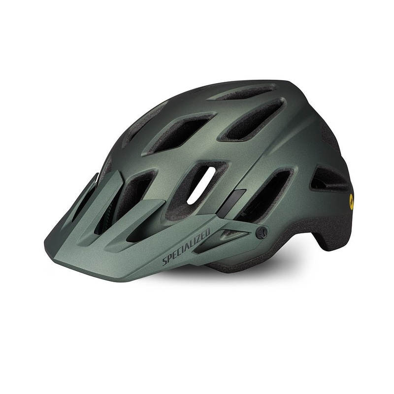 Specialized ambush comp angi mips satin oak green metallic s