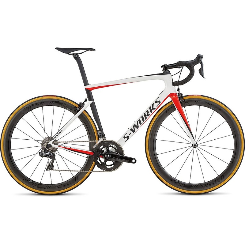 Specialized S-Works tarmac men sl6 di2 light white/rocket red/satin black 54