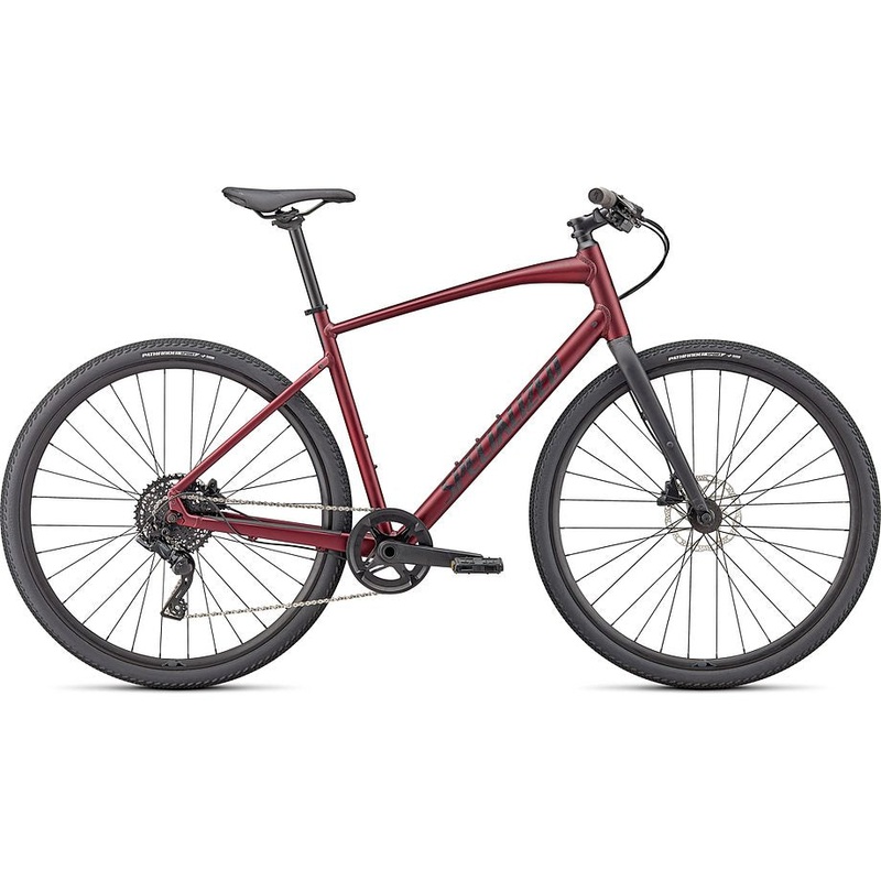 2023 Specialized sirrus x 3.0 bike satin maroon / black / satin black reflective xxs