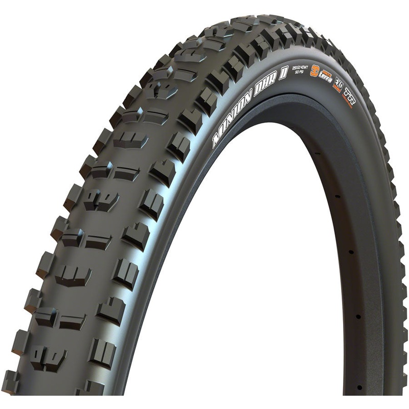 Maxxis Minion DHR II Tire – 27.5 x 2.5, Tubeless, Folding, Black, 3C MaxxGrip, DH