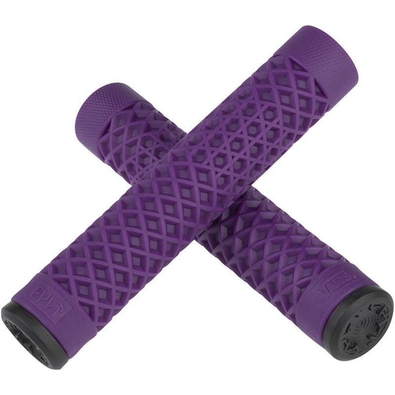 ODI Cult x Vans Flangeless Grips Purple Made In USA 150mm Round Bike Bicycle