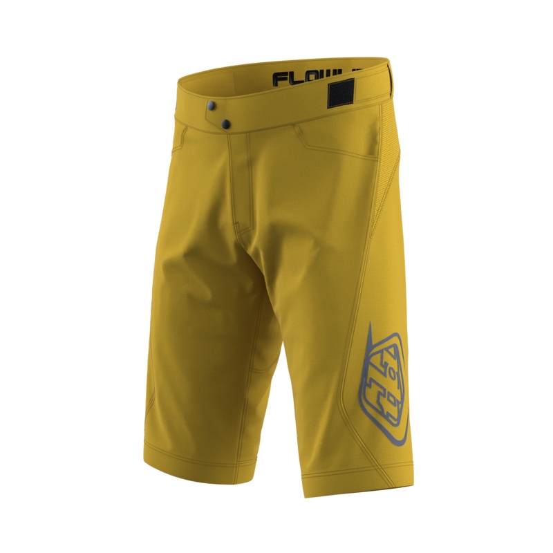 Troy Lee Designs Flowline MTB Short – Shell – Youth – Gold Flake – 2023