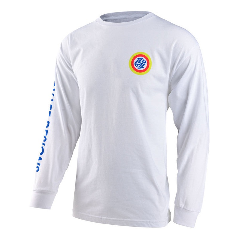 Troy Lee Designs Spun Long Sleeve Tee – White
