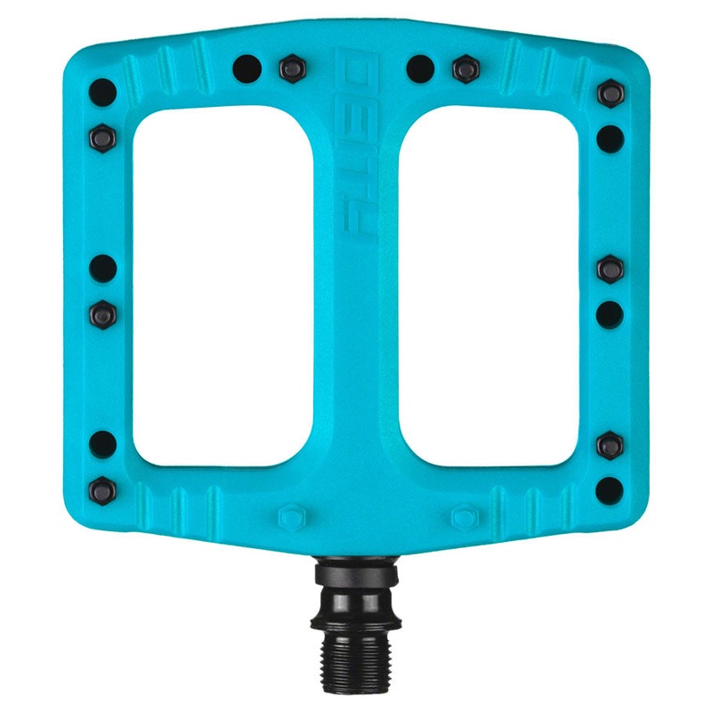 DEITY Deftrap Pedals – Platform, Composite, 9/16″, Turquoise