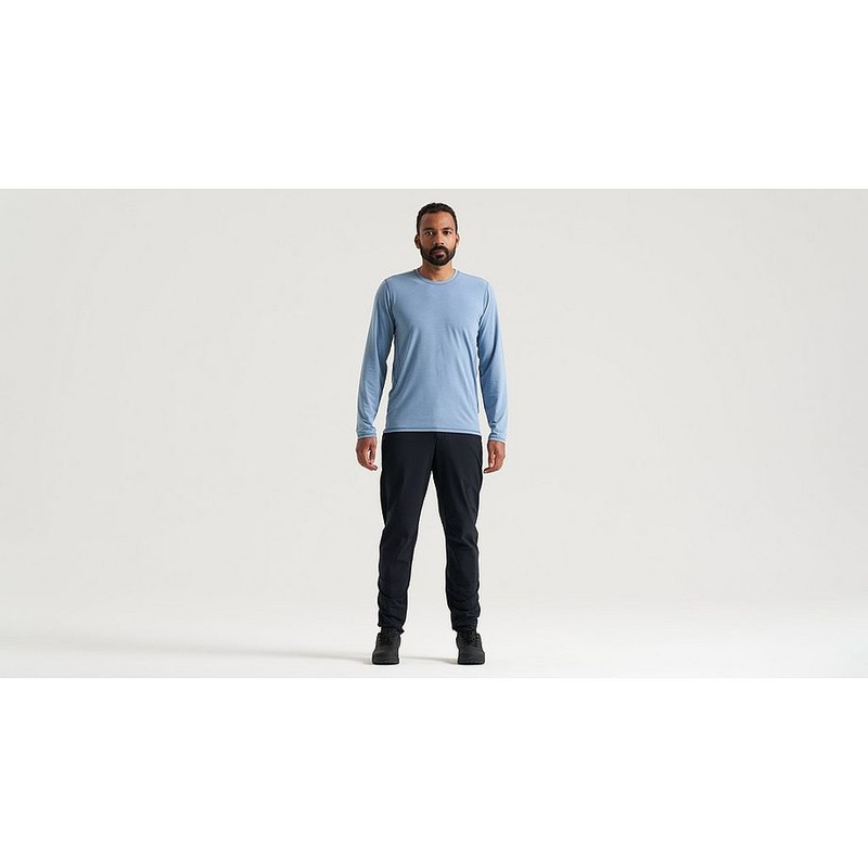 2025 SPECIALIZED TRACTION TEE LONG SLEEVE MEN JERSEY – GLACIAL, LARGE