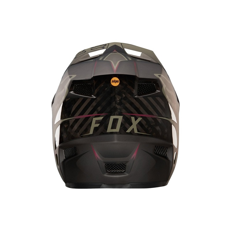 Fox Racing Rampage Pro Carbon Kustom Full Face Helmet – Fatigue-Black