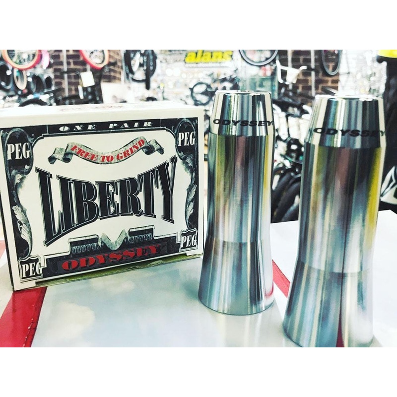 Odyssey Liberty 10mm Pegs Chrome Pair NOS
