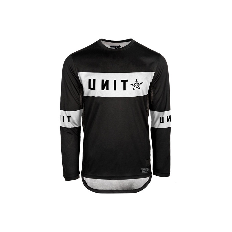Unit Soul Long Sleeve MX Jersey – Slim Fit – Black-White – 2021