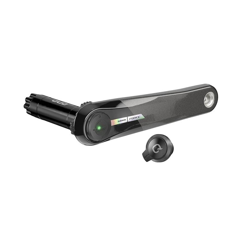 Force AXS Wide Left Crank Arm Power Meter Spindle Assembly – 165mm 12-Speed DUB Spindle Interface Iridescent Gray D2