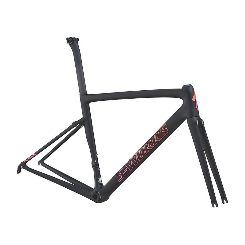 Specialized S-Works tarmac wmn sl6 frmset satin/gloss/monoblk/acid purple rkt red fade 56