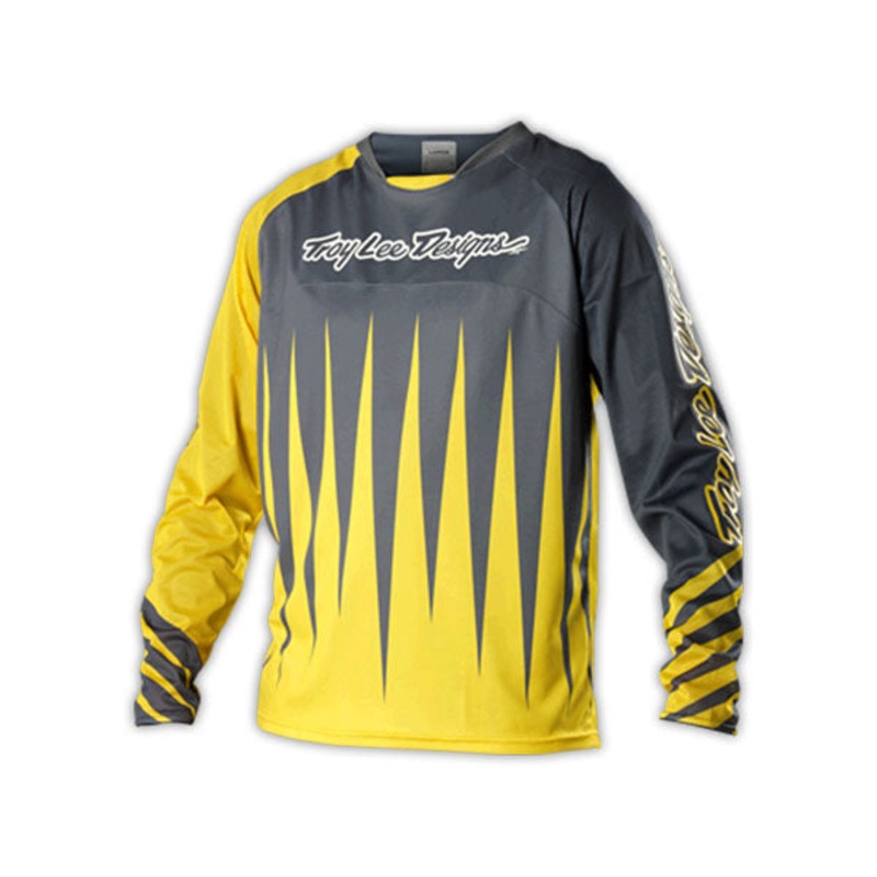 Troy Lee 2014 Sprint BMX Race Jersey-Joker Yellow/Gray