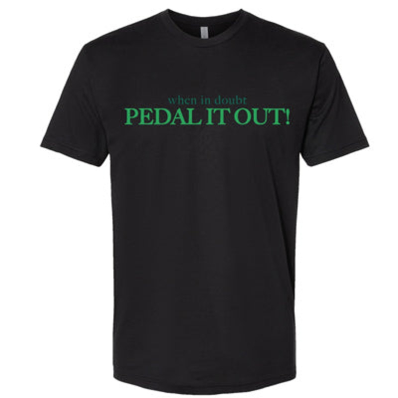 Uc T-Shirt,Pedal It Out,Xl Black Pedal It Out  Apparel