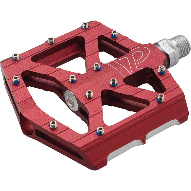 VP Components All Purpose Pedals – Platform, Aluminum, 9/16″, Red