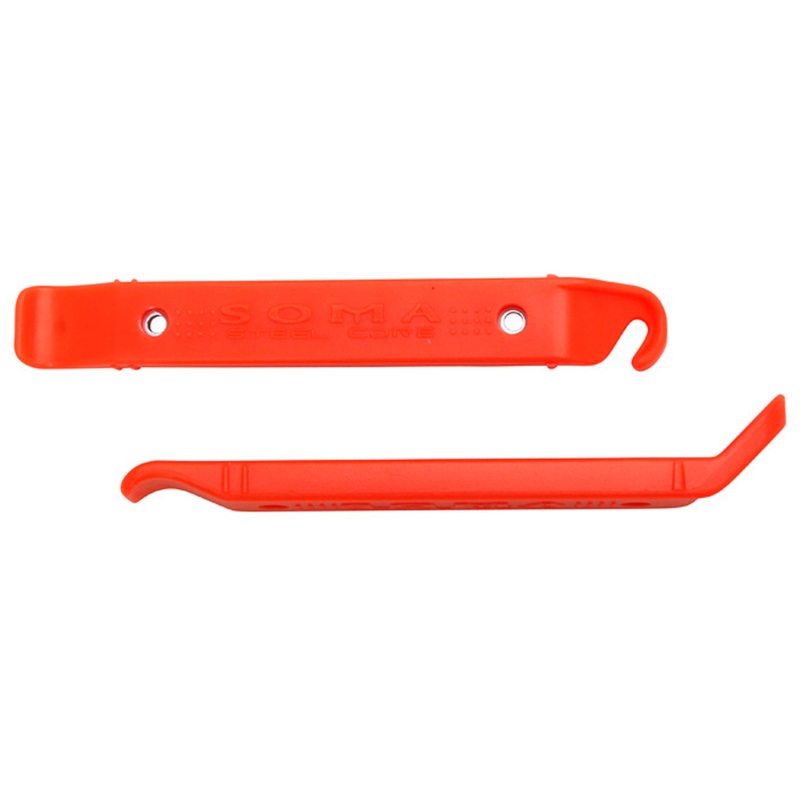 Soma Steel Core Tire Levers  Durable Steel, Nylon-Coated Bike Tire & Tube Puncture Repair Tools, Multiple Bright Colors, Set of 2