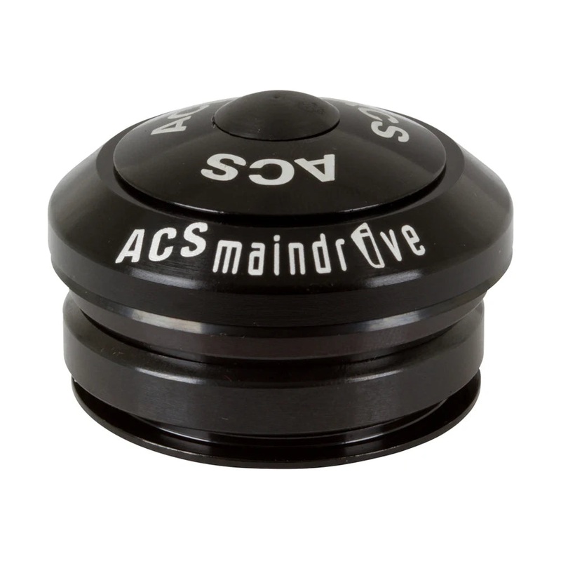 ACS MainDrive 1″ to 1-1/8″ Integrated Conversion BMX Headset – Black