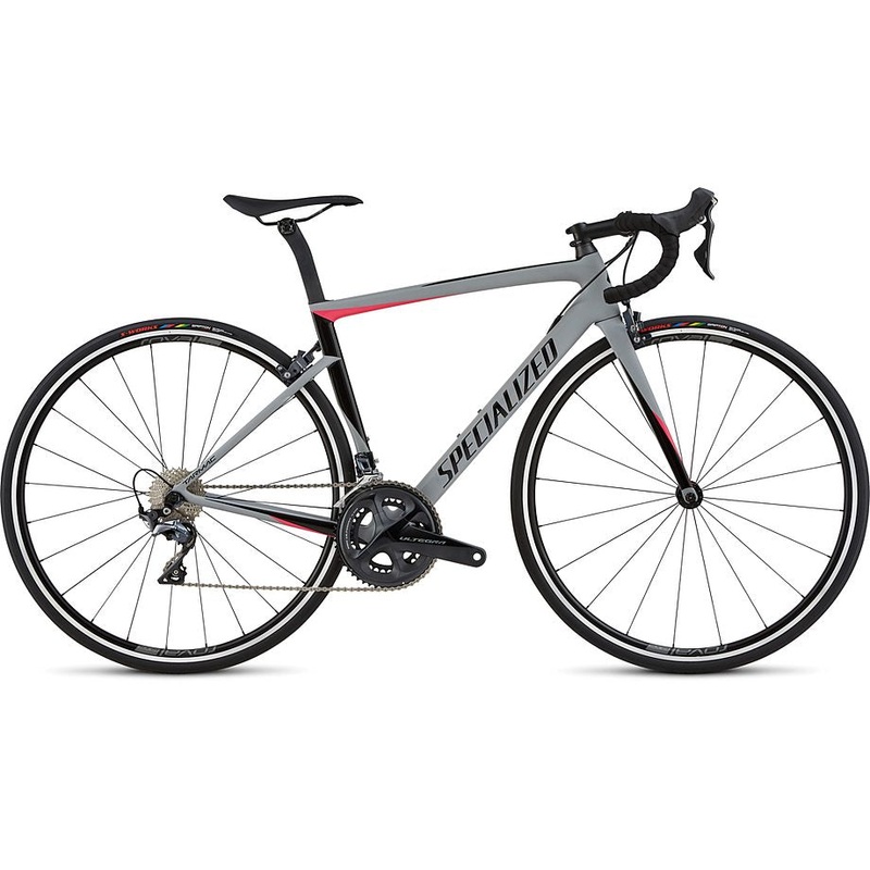 Specialized tarmac wmn sl6 expert satin / gloss / cool gray /  acid pink / black 56