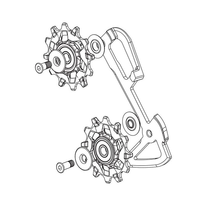 X01 11 Speed Rear Derailleur Inner Cage/Pulley Kit
