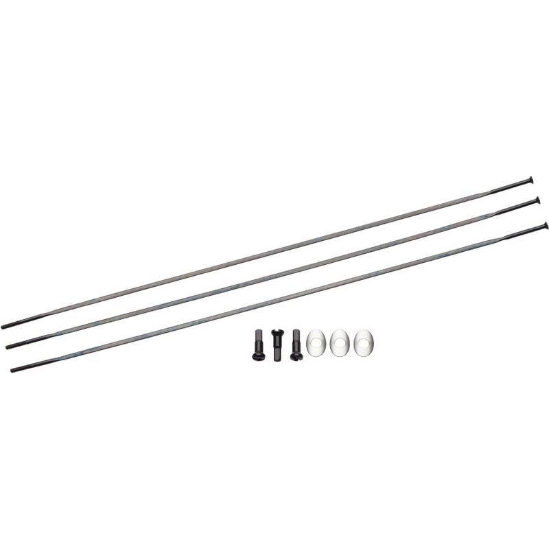 Zipp Sapim CX-Ray Black Straight pull spokes Pack of 3 258mm