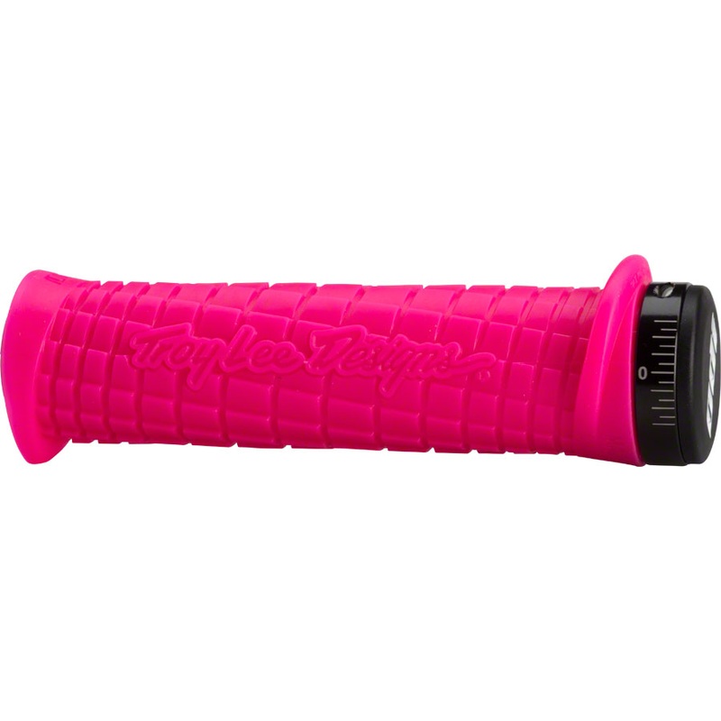 ODI Troy Lee Grips – Pink, Lock-On