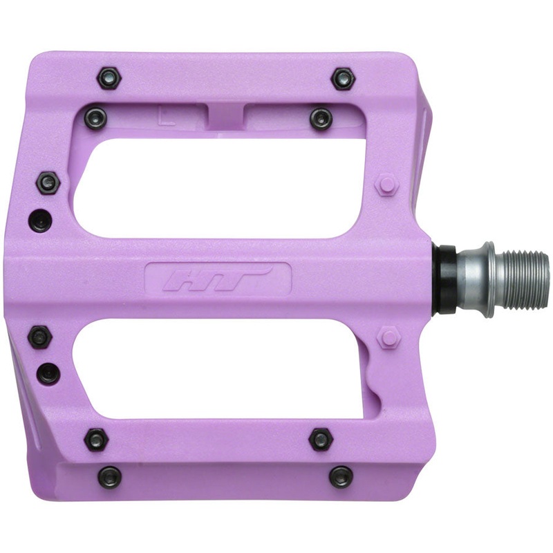 HT Components PA12A Pedals – Platform, Composite, 9/16″, Purple