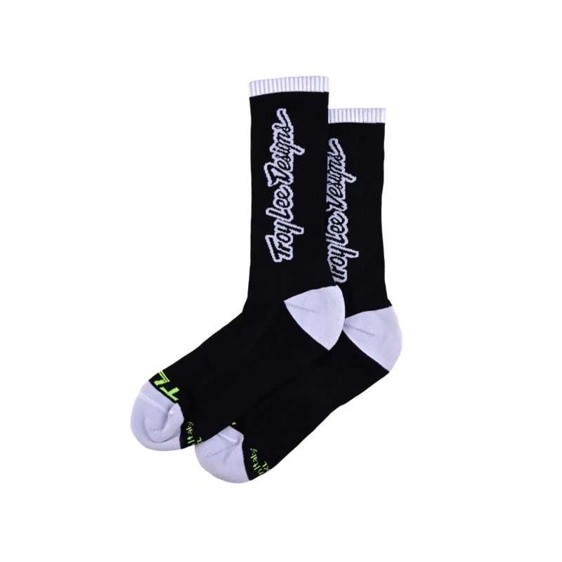 Troy Lee Designs Performance Crew Socks-Signature Black