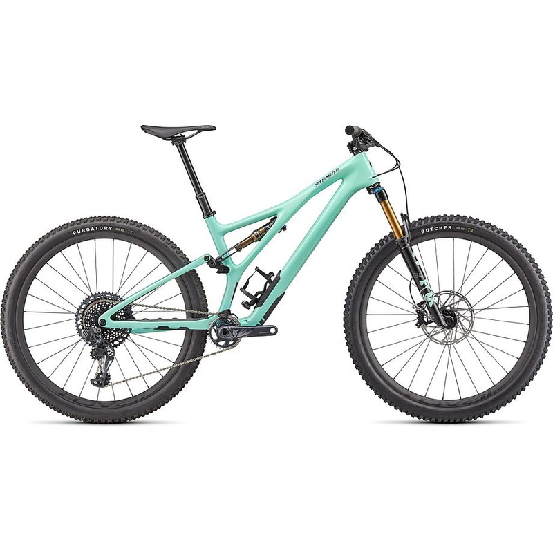 2022 Specialized Stumpjumper pro bike gloss oasis / black s4