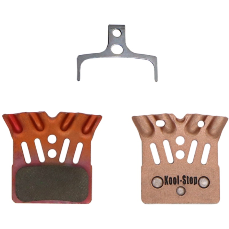 Kool-Stop Shimano Direct Mount Disc Pads, Steel, Finned