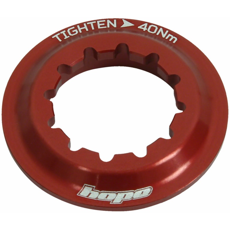 Hope Hope Center Lock Disc Lockring – Red