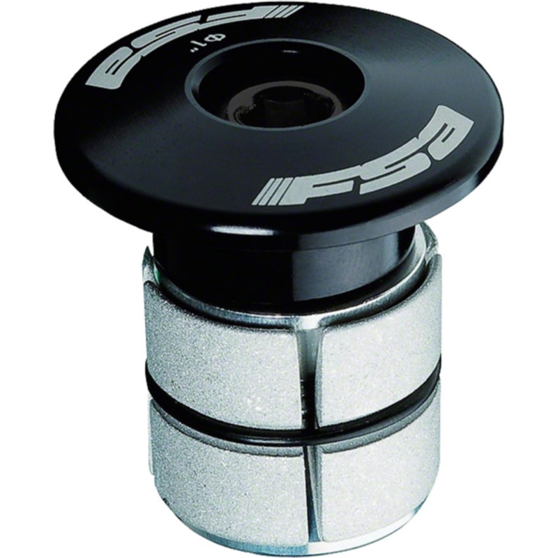 FSA Full Speed Ahead Compressor 1″ Black Expander Plug and Top Cap