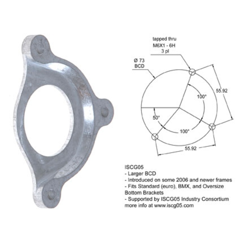 e*thirteen ISCG-05 to BB Adapter Plate